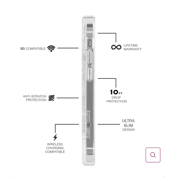 Case Mate karat crystal showcases dazzling gems IPHONE 12/12 PRO - Picture 3 of 8